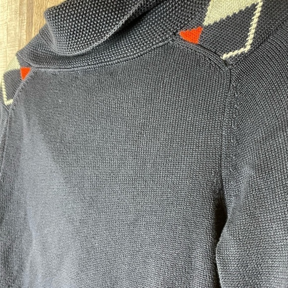 Tommy Hilfiger Argyle Button Up Sweater Cardigan - Picture 7 of 7